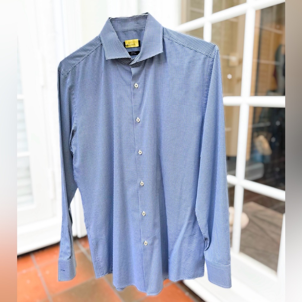 Boss Blue Dress Shirt Classic Design